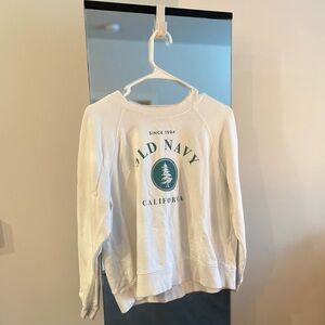 White sweatshirt